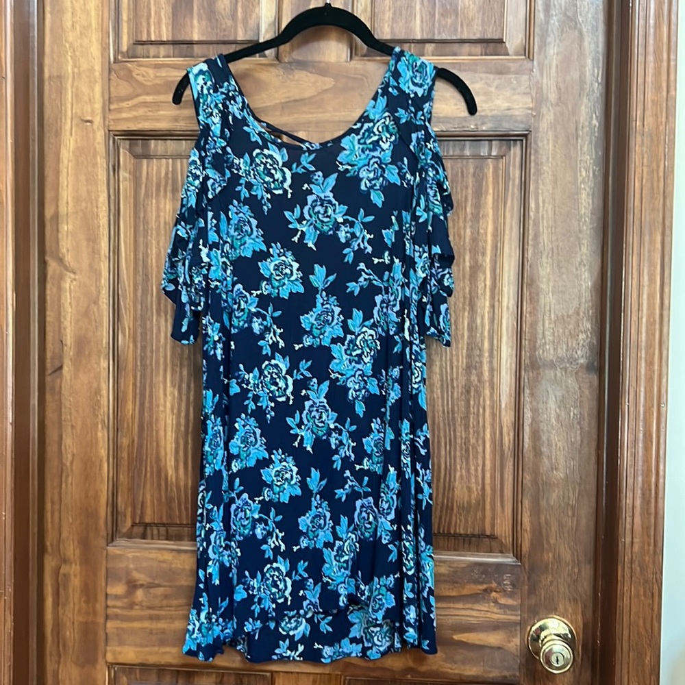 Angie summer dress with tie-back, size small